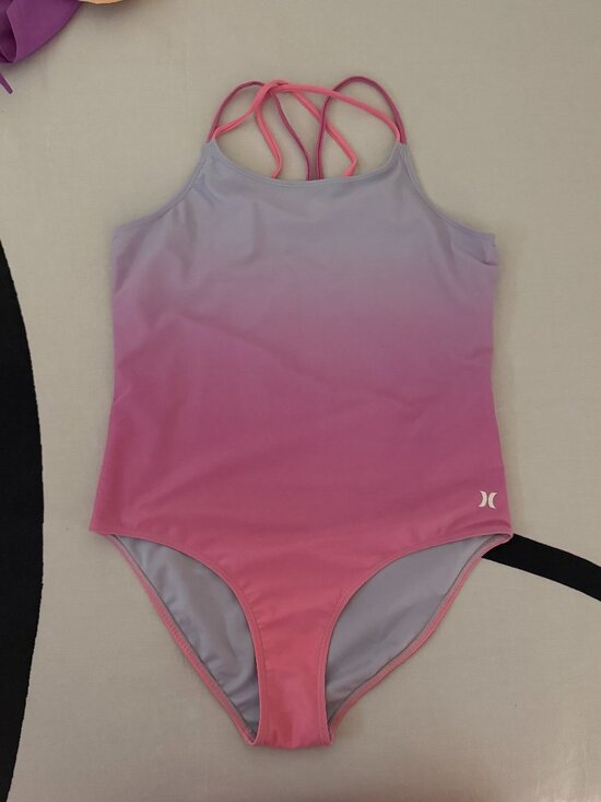 Hurley Other - Hurley Girls' One Piece Swimsuit in China Rose Sz 14